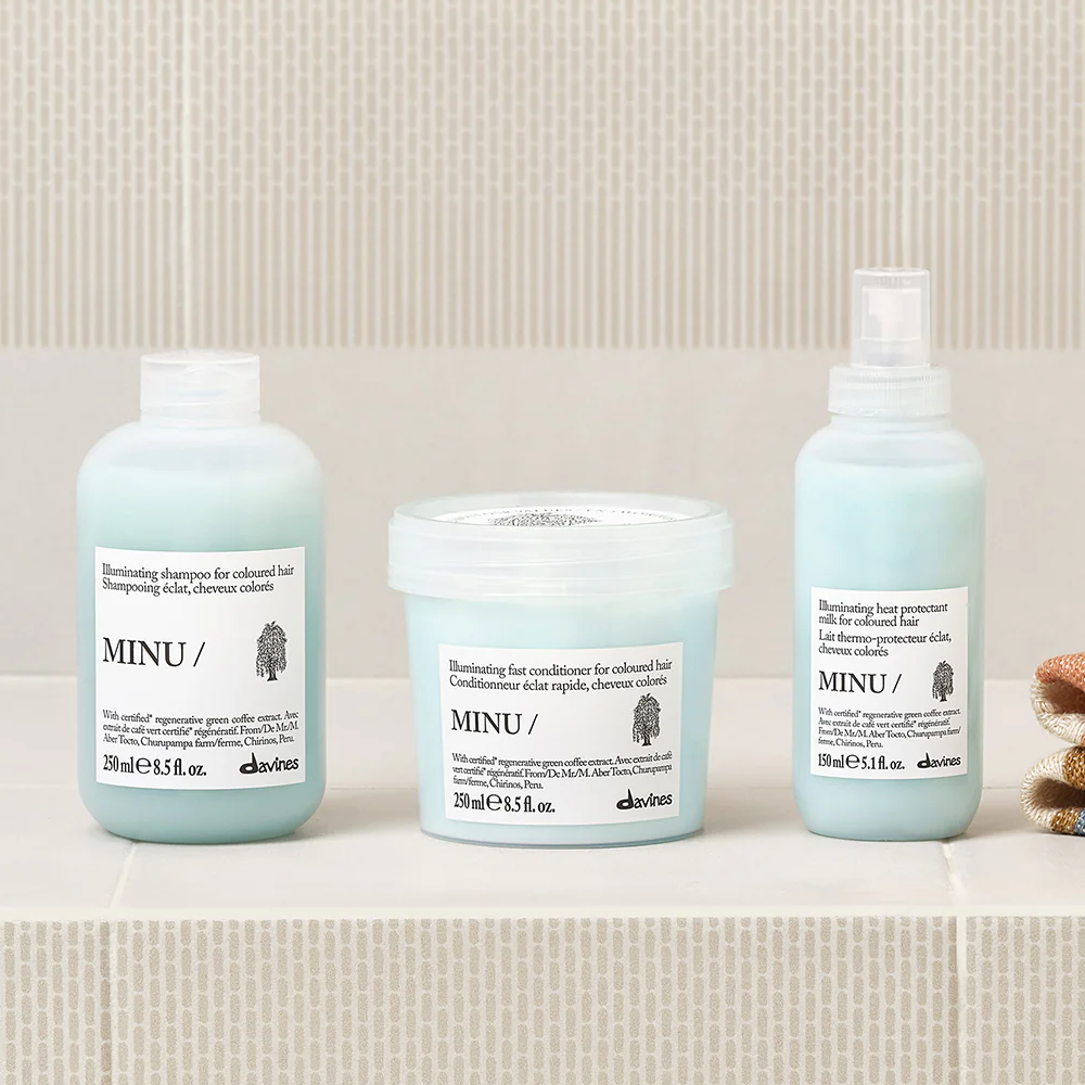 DAVINES Minu Conditioner New 250ml - Кондіціонер для блиску та збереження кольору фарбованого волосся - фото №2 DAVINES Minu Conditioner New 250ml - Кондіціонер для блиску та збереження кольору фарбованого волосся - фото №2